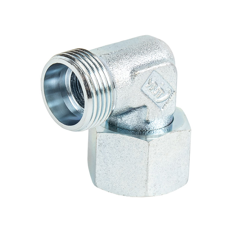 2C9.2d9 90 ° Bộ chuyển đổi ống cua lùi với đai ốc xoay